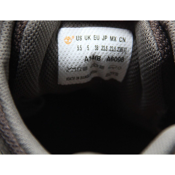 Timberland Mt Maddsen Boots Boys Youth 5.5 Waterproof Brown Leather Hiking A14IB - Picture 5 of 6